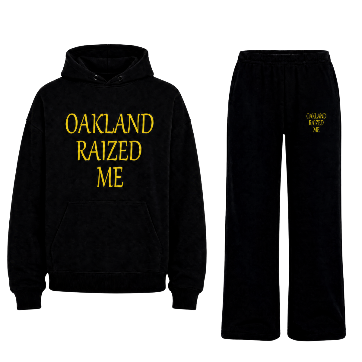 Oakland Raized Me Sweatsuit — Wide Leg