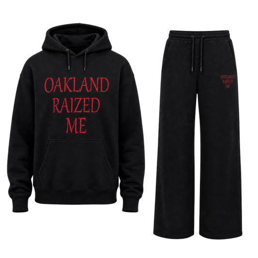 Oakland Raized Me Sweatsuit — Wide Leg
