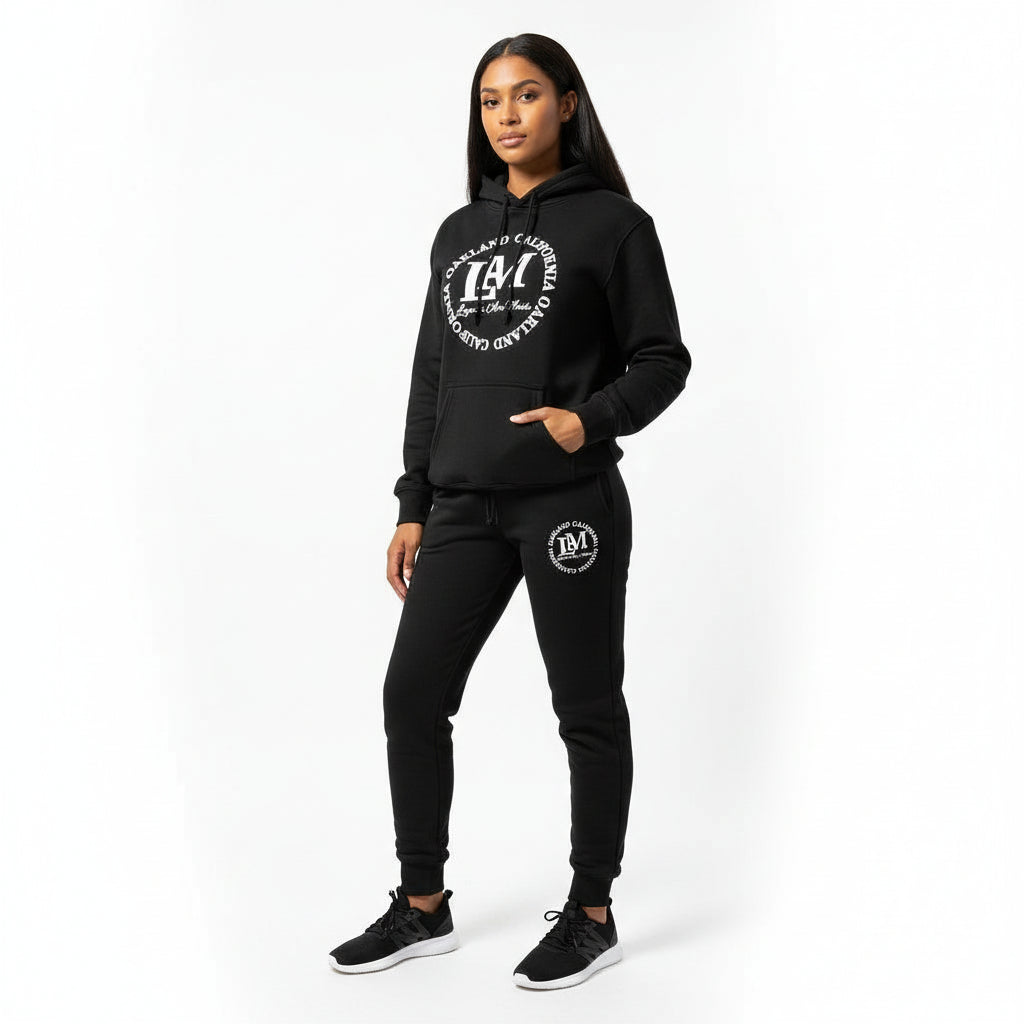 New White Logo On 100% Cotton Activewear