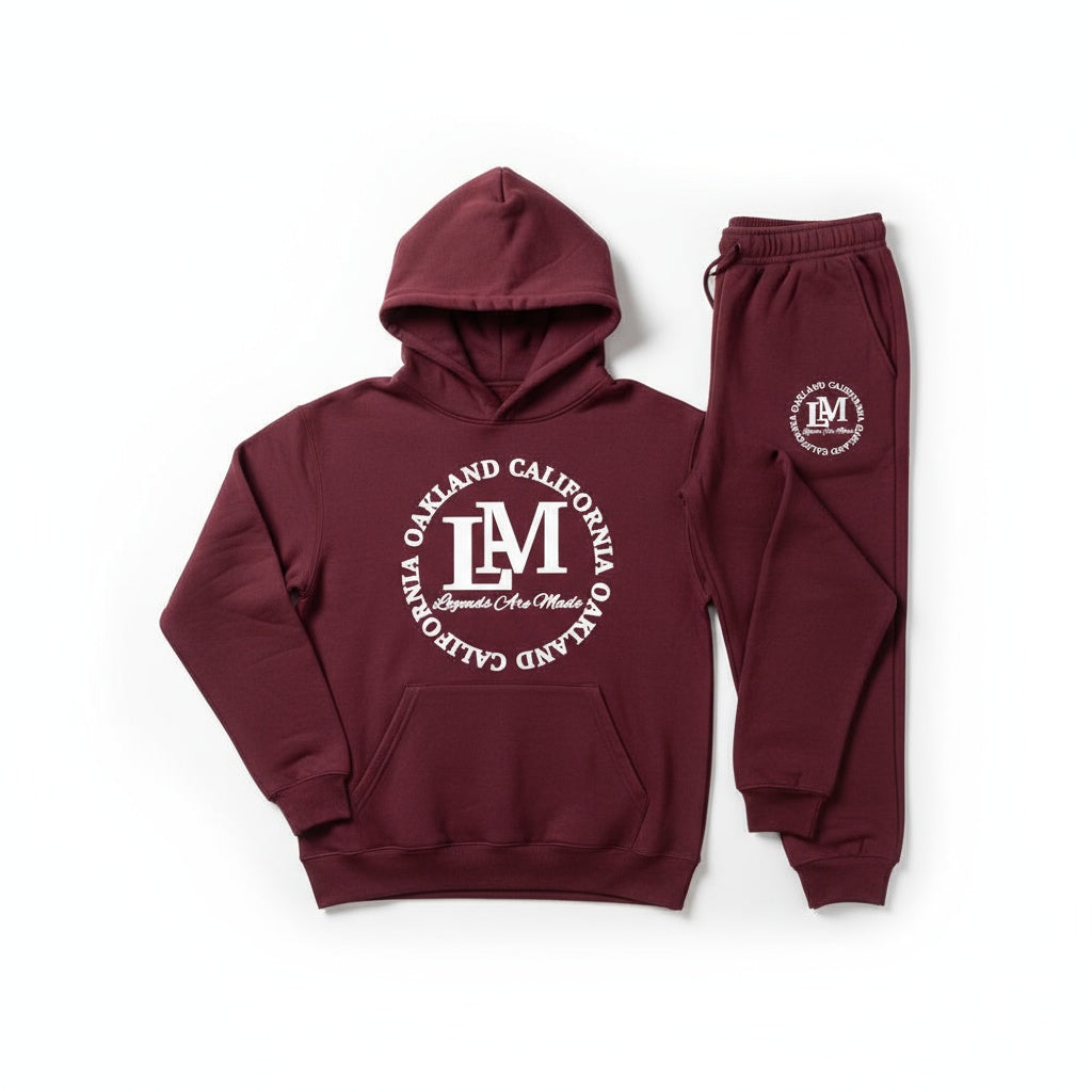 New Legends White Print Sweatsuit