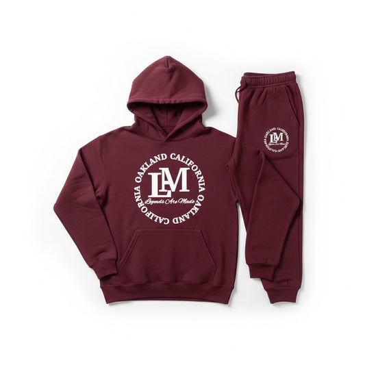 Maroon Sweat Suit New Legends