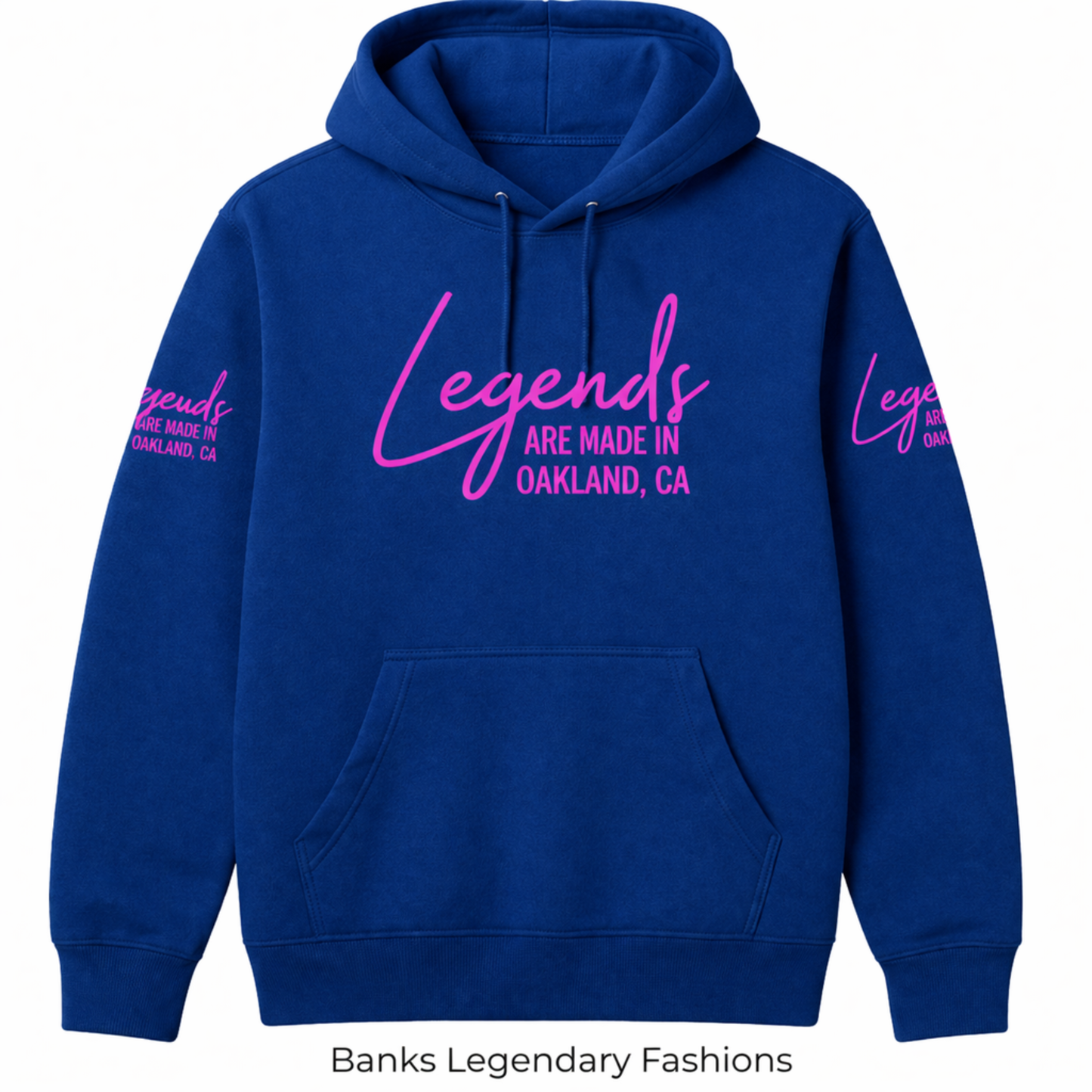 Legends Are Made In Pink Hoodie
