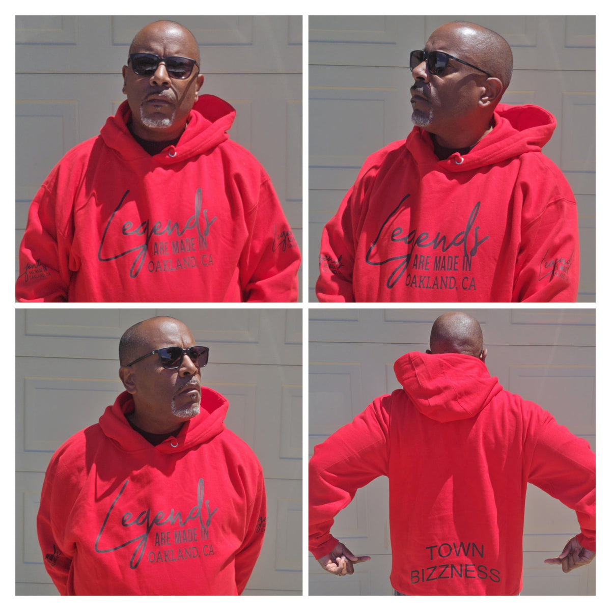 Customer wearing Banks Legendary Fashions