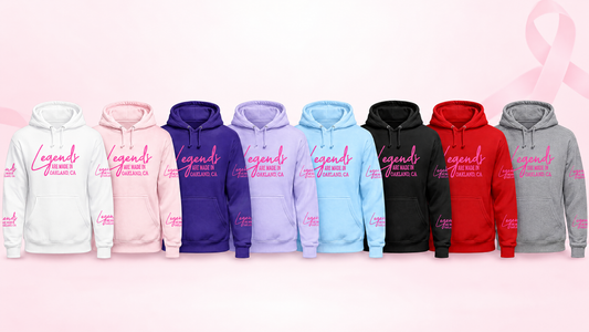 Legends Are Made In Pink Hoodie