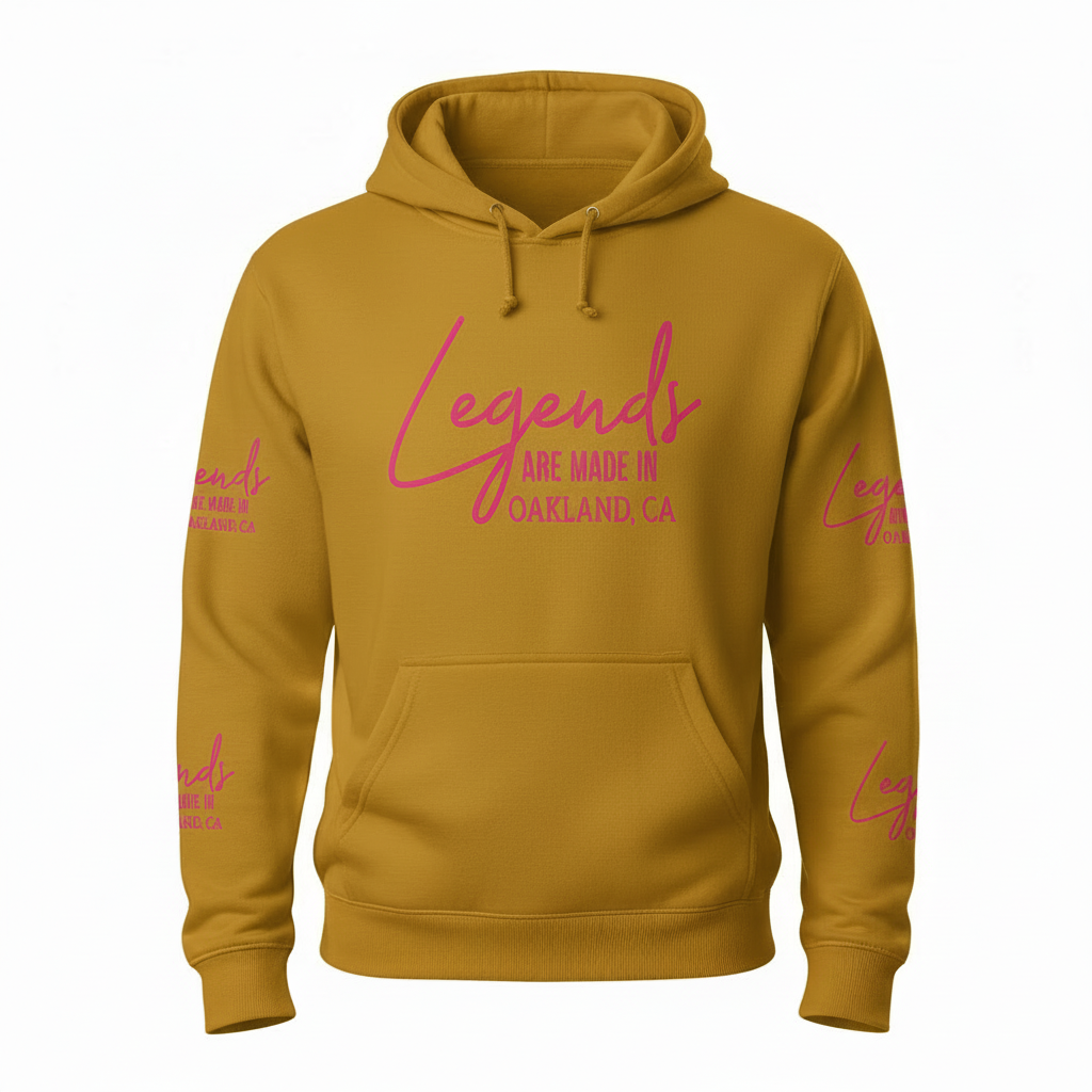 Legends Are Made In Pink Hoodie
