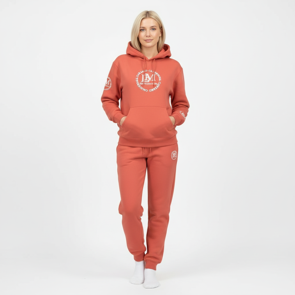New White Logo On 100% Cotton Activewear